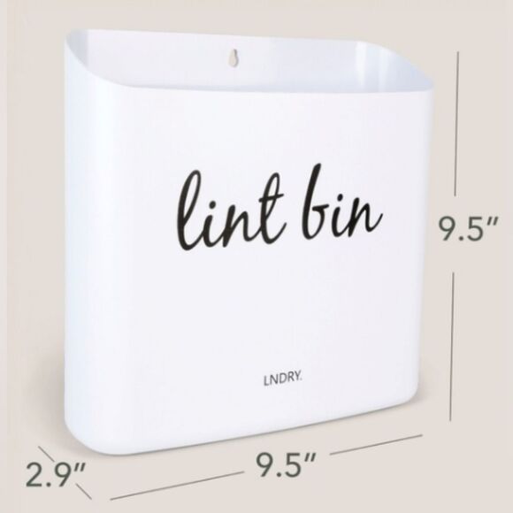 Lint Bin by LNDRY (Color Pink) Magnetic Laundry Plastic Lint Bin NEW - Picture 4 of 5